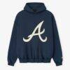 Atlanta Braves Fear of God x MLB Unisex Sport Hoodie - Navy - Front View