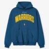 Golden State Warriors Fear of God x NBA Unisex 90's Hoodie - Blue - Front View