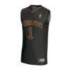 #1 Arizona State Sun Devils GameDay Greats Unisex Lightweight Collegiate Basketball Fashion Jersey - Black - Side View