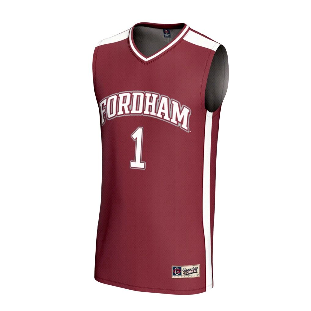 #1 Fordham Rams GameDay Greats Unisex Lightweight Collegiate Basketball Fashion Jersey - Maroon