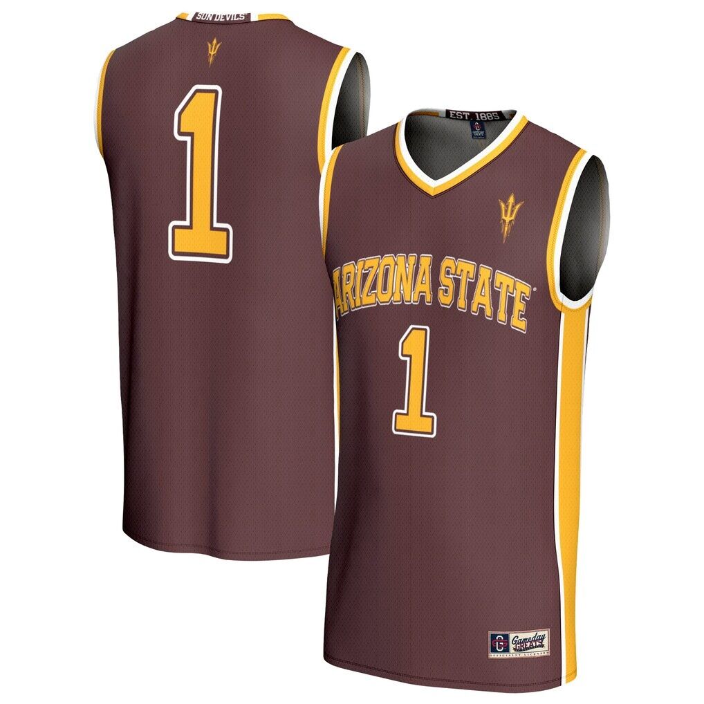 #1 Arizona State Sun Devils GameDay Greats Youth Lightweight Collegiate Basketball Fashion Jersey - Maroon