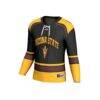 Arizona State Sun Devils GameDay Greats Unisex Lightweight Hockey Fashion Jersey - Black - Side View