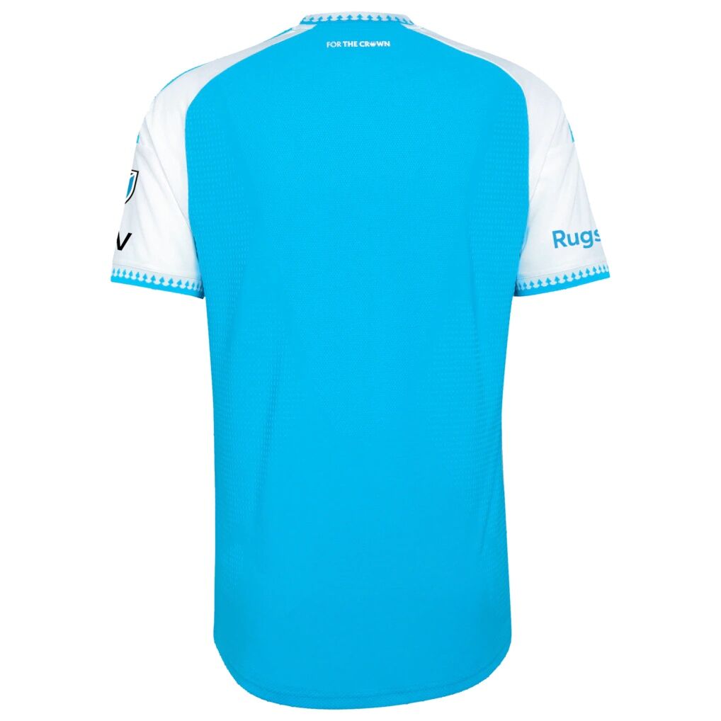 Charlotte FC adidas 2026 Carolina Kit: Crowns Up On-Field Authentic Patch Jersey