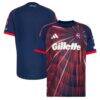 New England Revolution adidas 2026 Independence Day On-Field Authentic Patch Jersey - Blue - Front View