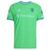 Seattle Sounders FC adidas 2026 The Evergreen State Kit On-Field Authentic Patch Jersey - - Front View