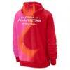 2026 WNBA All-Star Game Nike Unisex Practice Wave Hoodie - Red - Detail View