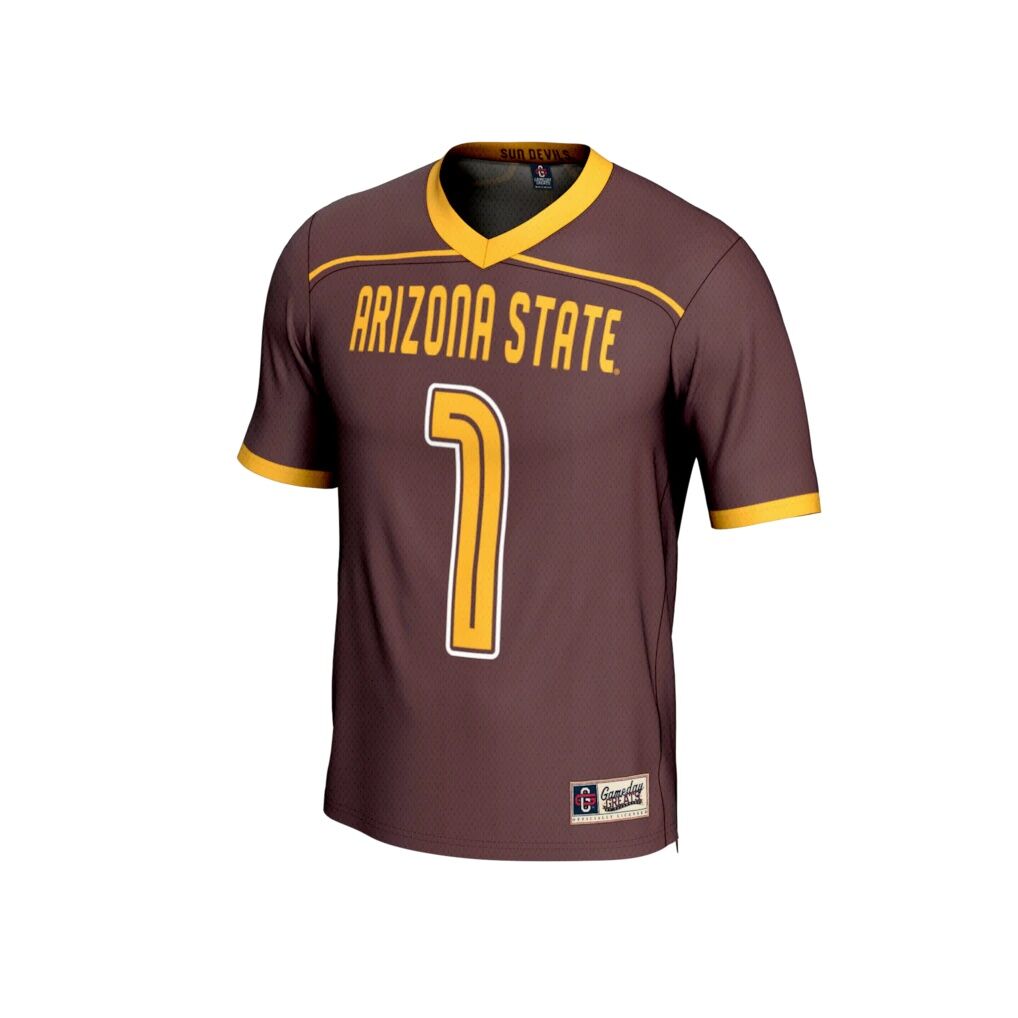 Arizona State Sun Devils GameDay Greats Unisex Lightweight Men's Lacrosse Fashion Jersey - Maroon
