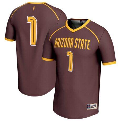 #1 Arizona State Sun Devils GameDay Greats Lightweight Women's Lacrosse Fashion Jersey - - Front View