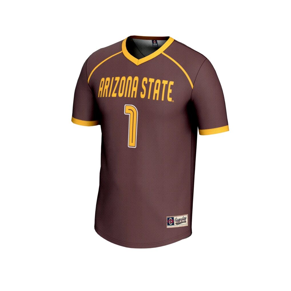 #1 Arizona State Sun Devils GameDay Greats Lightweight Women's Lacrosse Fashion Jersey  - Maroon