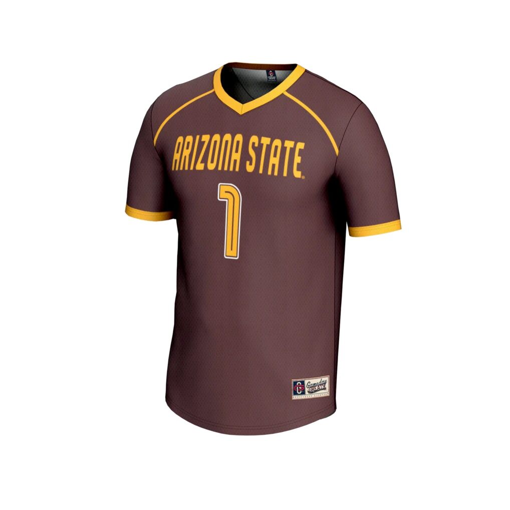 #1 Arizona State Sun Devils GameDay Greats Lightweight Women's Lacrosse Fashion Jersey  - Maroon