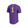 #1 LSU Tigers GameDay Greats Lightweight Soccer Fashion Jersey - Purple - Detail View