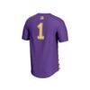 #1 LSU Tigers GameDay Greats Lightweight Soccer Fashion Jersey - Purple - Detail View