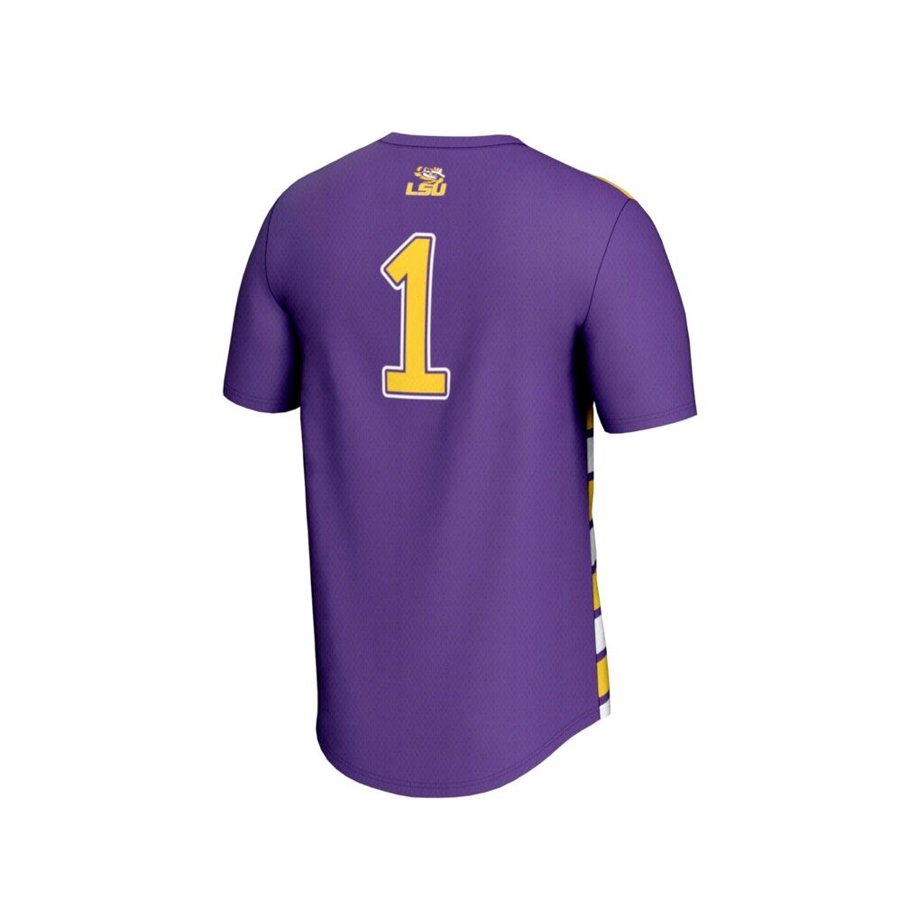 #1 LSU Tigers GameDay Greats Lightweight Soccer Fashion Jersey