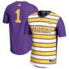 #1 LSU Tigers GameDay Greats Lightweight Soccer Fashion Jersey - Purple - Front View