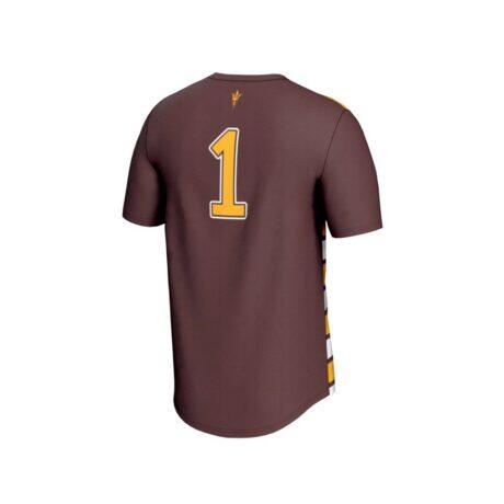#1 Arizona State Sun Devils GameDay Greats Lightweight Soccer Fashion Jersey - - Front View