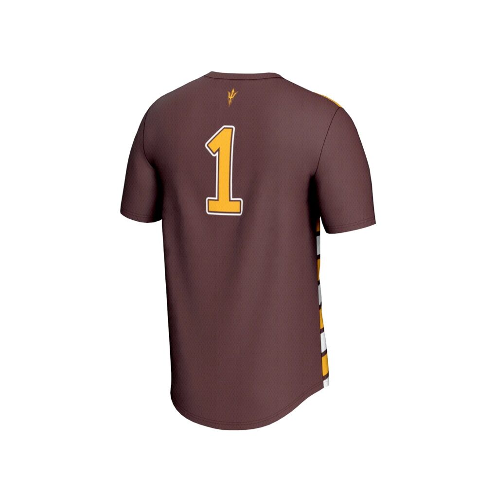 #1 Arizona State Sun Devils GameDay Greats Lightweight Soccer Fashion Jersey  - Maroon