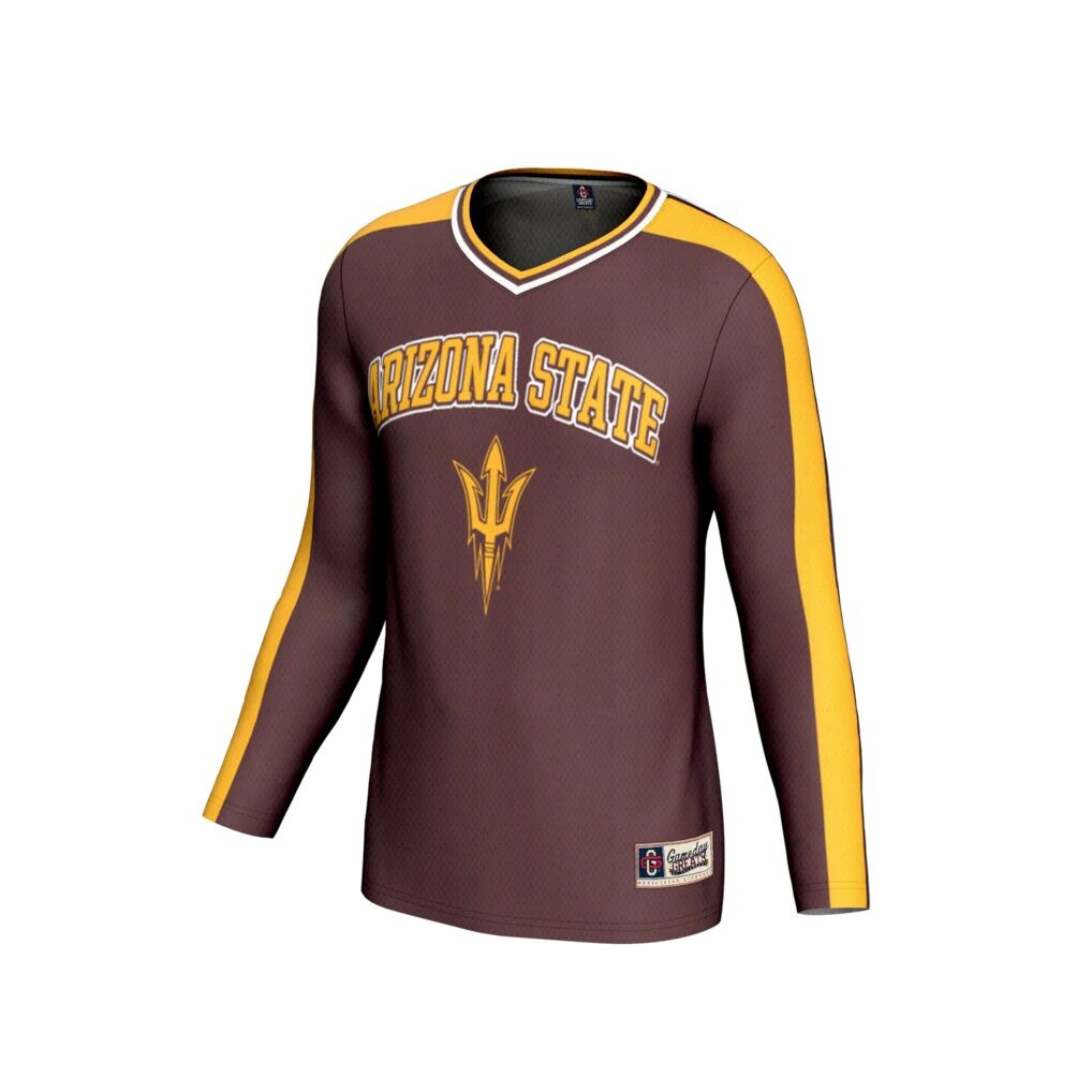 #1 Arizona State Sun Devils GameDay Greats Unisex Lightweight Collegiate Volleyball Fashion Jersey - Maroon