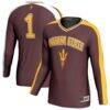 #1 Arizona State Sun Devils GameDay Greats Youth Lightweight Collegiate Volleyball Fashion Jersey - - Front View
