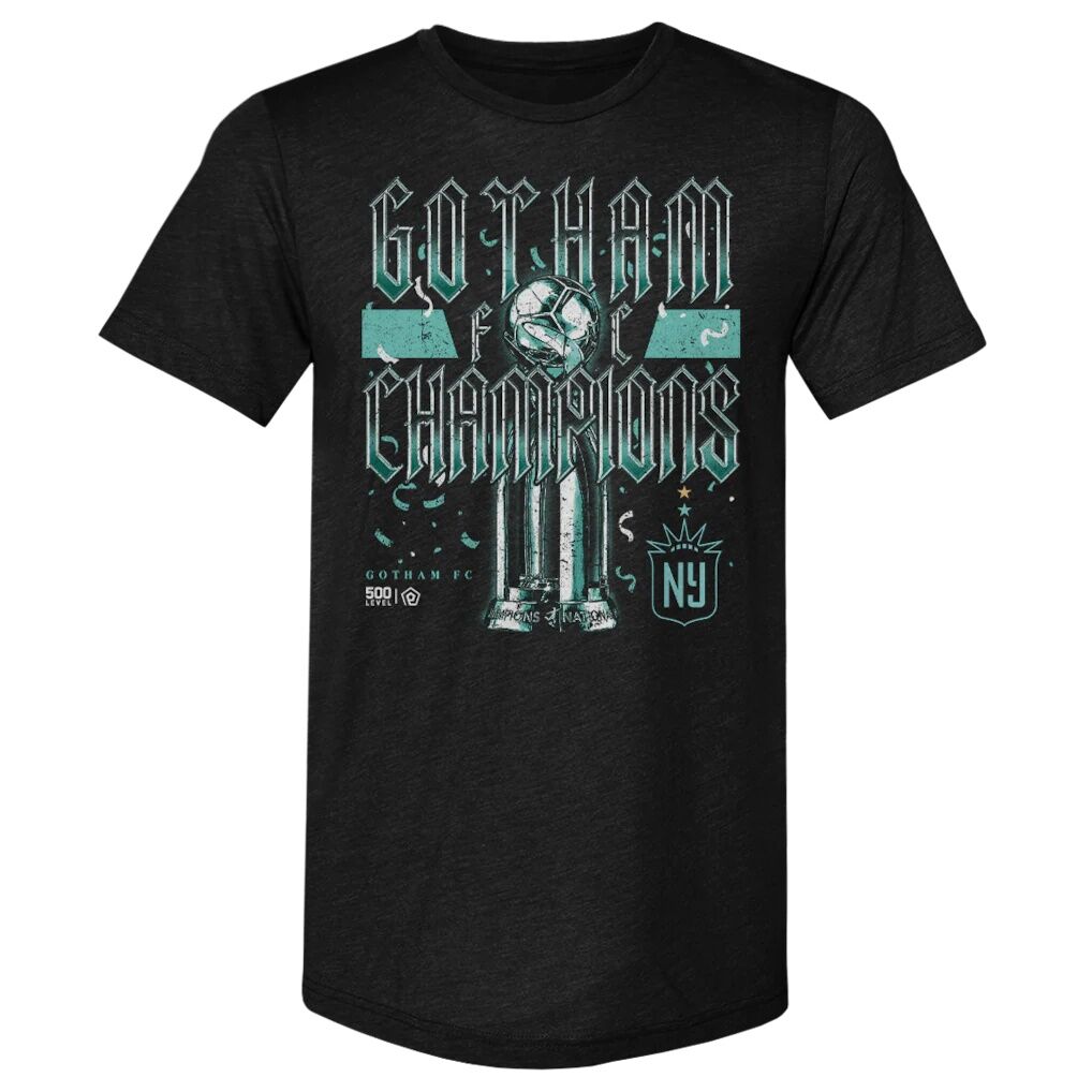 NJ/NY Gotham FC 500 Level 2025 NWSL Champions Roster T-Shirt
