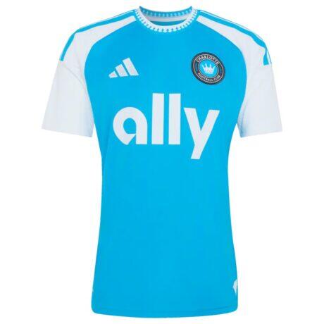 Charlotte FC adidas 2026 Carolina Kit: Crowns Up Replica Jersey - Blue - Alt1