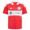 Chicago Fire adidas Youth 2026 Forever Red Replica Jersey - Red - Front View