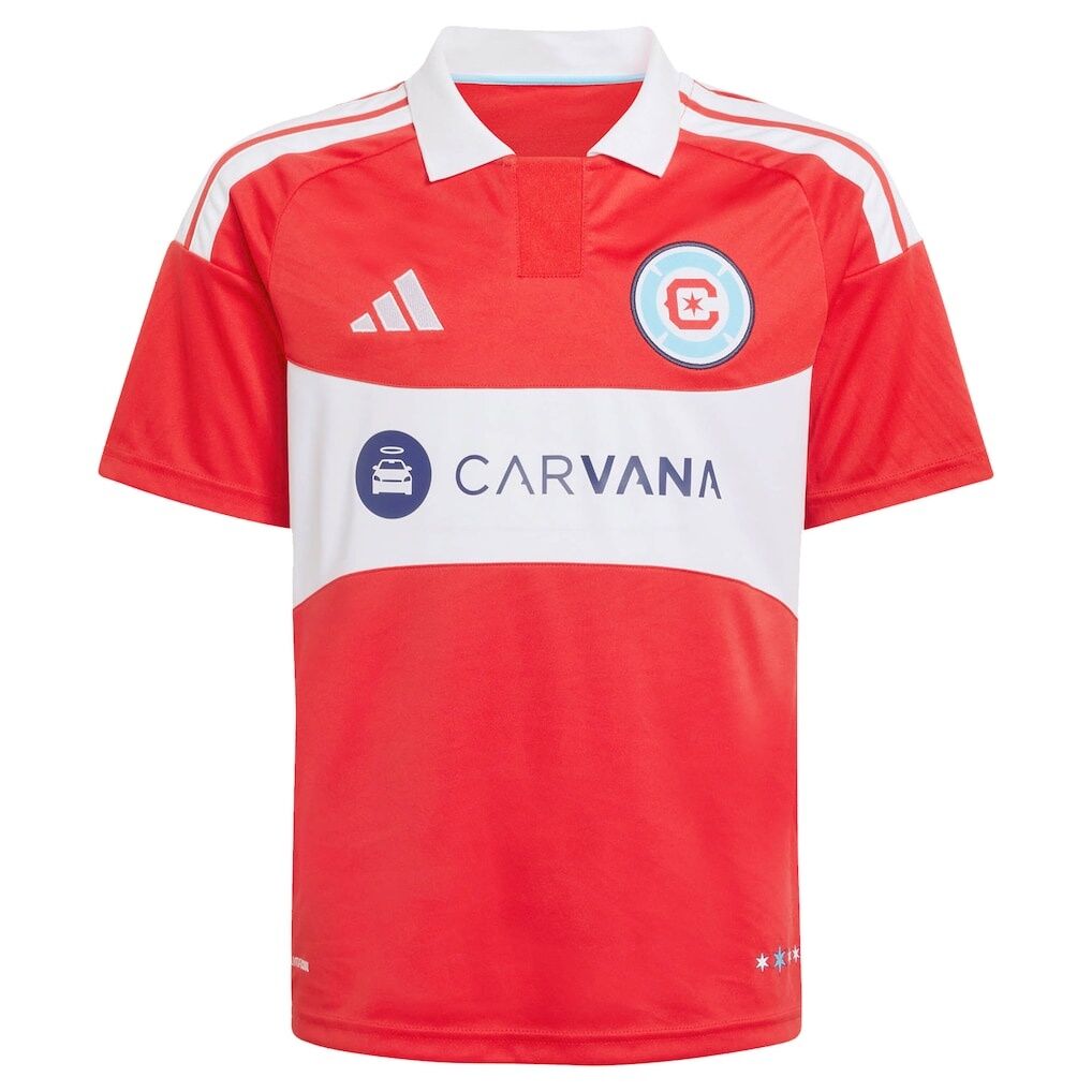 Chicago Fire adidas Youth 2026 Forever Red Replica Jersey