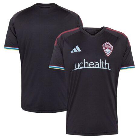 Colorado Rapids adidas 2026 Colorful Colorado Replica Jersey - Black - Front View