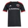 D.C. United adidas Women's 2026 Black-and-Red Kit Replica Jersey - Black - Front View