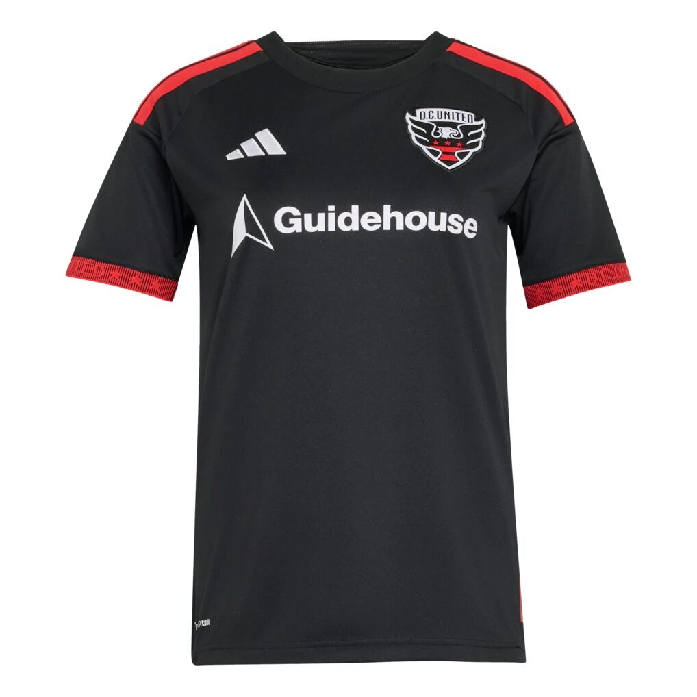 D.C. United adidas Women's  2026 Black-and-Red Kit Replica Jersey