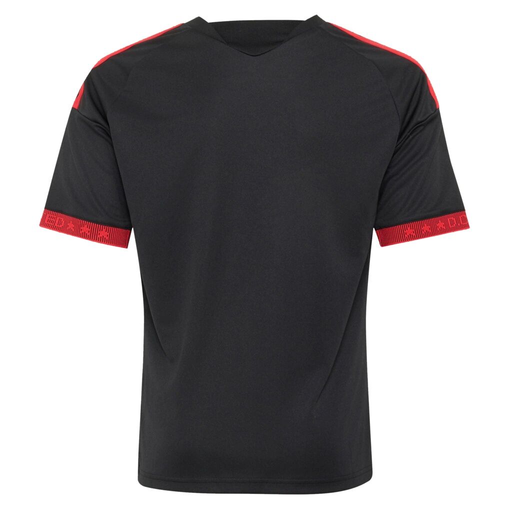 D.C. United adidas Youth  2026 Black-and-Red Kit Replica Jersey