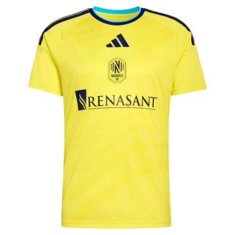 Nashville SC adidas 2026 The Reverb Kit Replica Jersey - Yellow - Front View