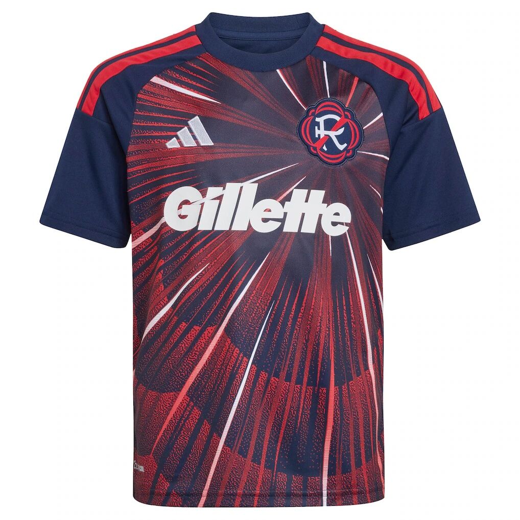 New England Revolution adidas Youth  2026 Independence Day Replica Jersey