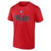 Atlanta Dream Big & Tall Personalized Center Court T-Shirt - Red - Side View