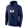 Connecticut Sun Big & Tall Personalized Center Court Pullover Hoodie - Navy - Side View