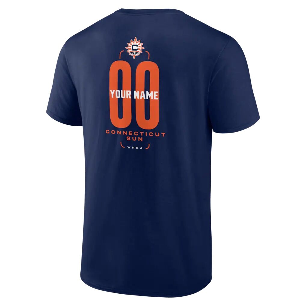 Connecticut Sun Big & Tall Personalized Center Court T-Shirt