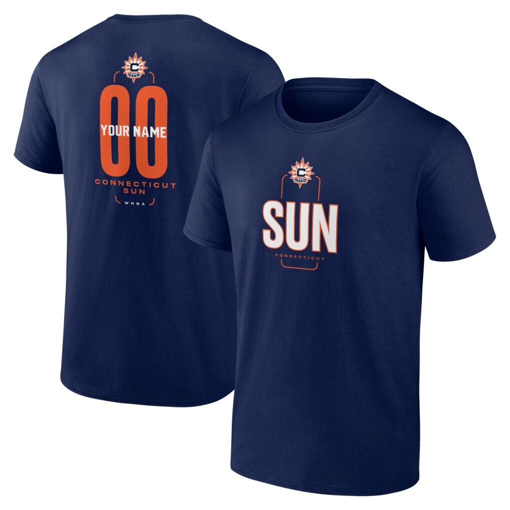 Connecticut Sun Big & Tall Personalized Center Court T-Shirt
