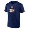 Connecticut Sun Big & Tall Personalized Center Court T-Shirt - Navy - Side View