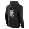 Las Vegas Aces Big & Tall Personalized Center Court Pullover Hoodie - Black - Detail View