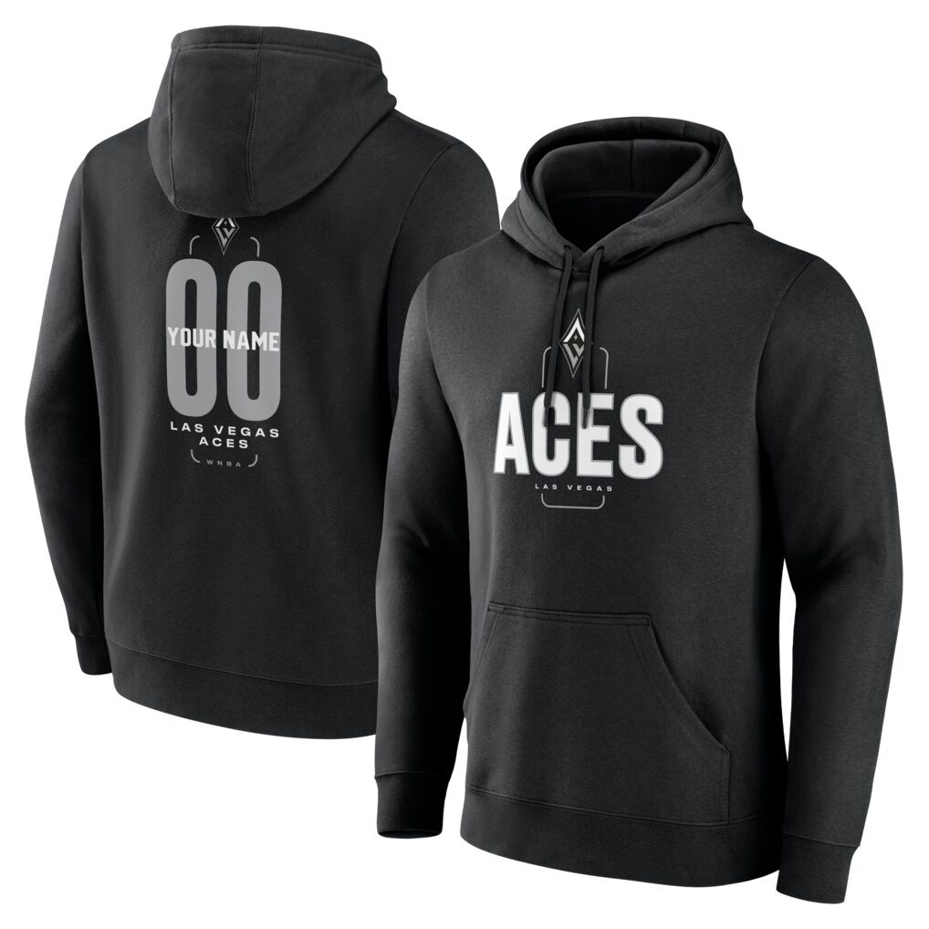 Las Vegas Aces Big & Tall Personalized Center Court Pullover Hoodie