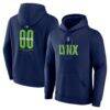 Minnesota Lynx Big & Tall Personalized Center Court Pullover Hoodie - Navy - Front View