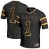 #1 Arizona State Sun Devils GameDay Greats Unisex Lightweight Collegiate Football Fashion Jersey - Black - Front View