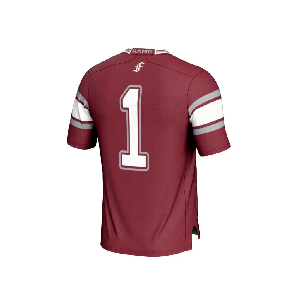 #1 Fordham Rams GameDay Greats Unisex Lightweight Collegiate Football Fashion Jersey - Maroon