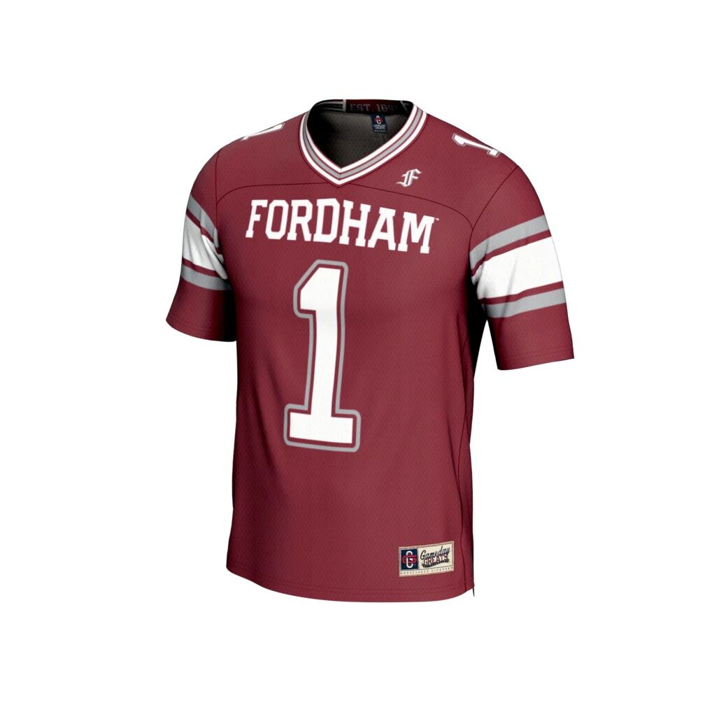 #1 Fordham Rams GameDay Greats Youth Lightweight Collegiate Football Fashion Jersey - Maroon
