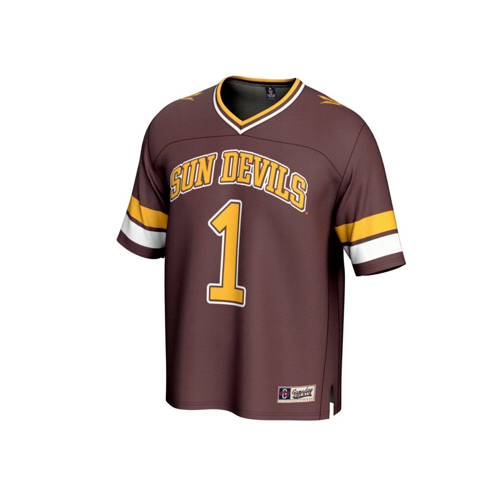 #1 Arizona State Sun Devils GameDay Greats Youth Lightweight Collegiate Football Fashion Jersey - Maroon