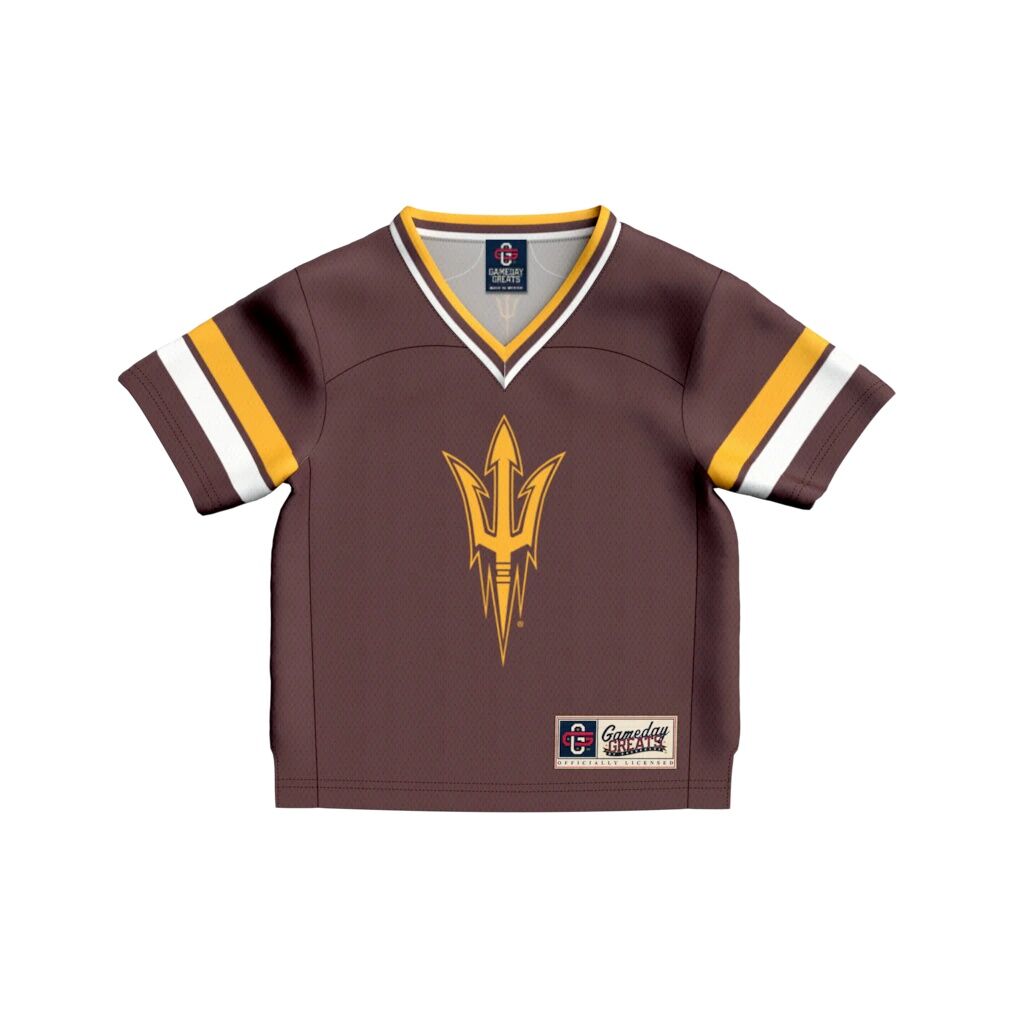 #1 Arizona State Sun Devils GameDay Greats Infant Lightweight Collegiate Football Fashion Jersey - Maroon