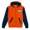 Denver Broncos Outerstuff Toddler Stadium Colorblock Full-Zip Hoodie - - Side View