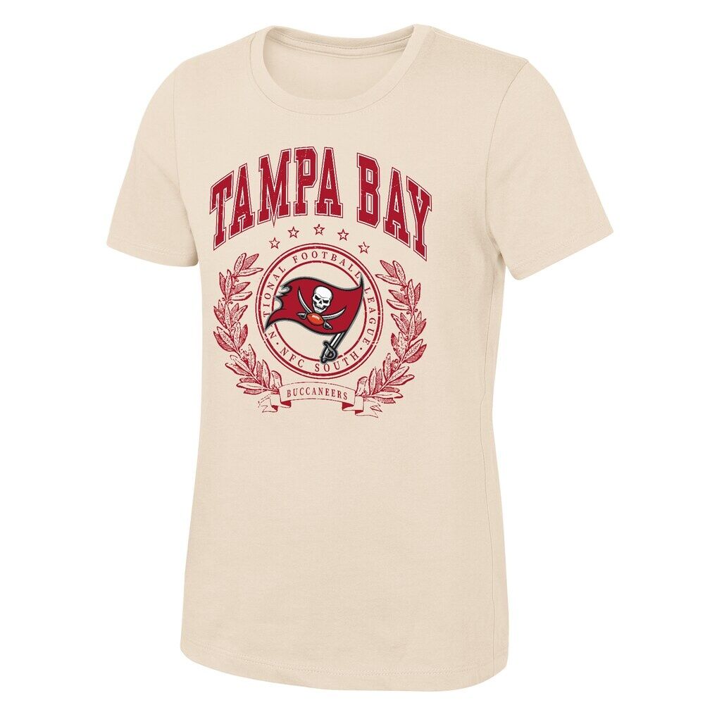Tampa Bay Buccaneers Outerstuff Girls Youth Undefeated T-Shirt - Natural