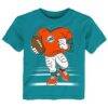 Miami Dolphins Outerstuff Toddler Game Fit T-Shirt - - Front View