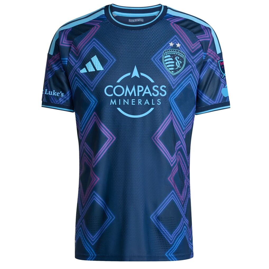Sporting Kansas City adidas 2026 The 18th & Vine Kit On-Field Authentic Patch Jersey