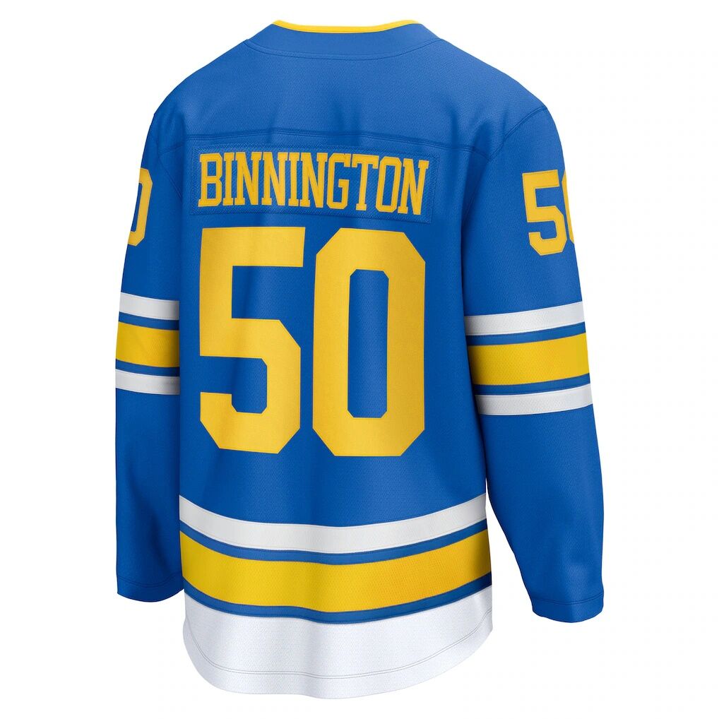 Jordan Binnington St. Louis Blues Fashion7 Home Breakaway Jersey